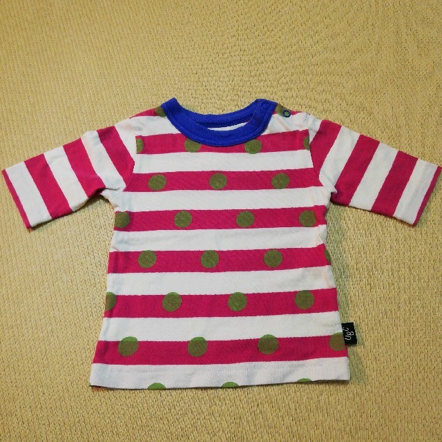 hakka baby(ハッカベビー)のHAKKA umbilical cord 七分袖Tシャツ　M(80～90) キッズ/ベビー/マタニティのベビー服(~85cm)(Ｔシャツ)の商品写真