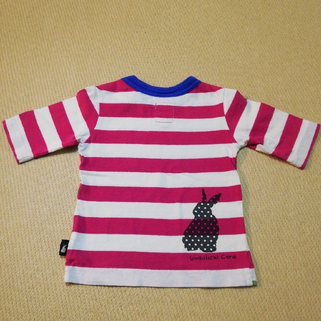 hakka baby(ハッカベビー)のHAKKA umbilical cord 七分袖Tシャツ　M(80～90) キッズ/ベビー/マタニティのベビー服(~85cm)(Ｔシャツ)の商品写真