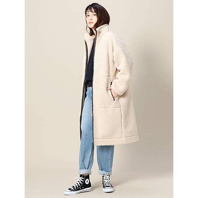 BEAUTY&YOUTH ボアジップロングコート - negaflorjoias.com.br