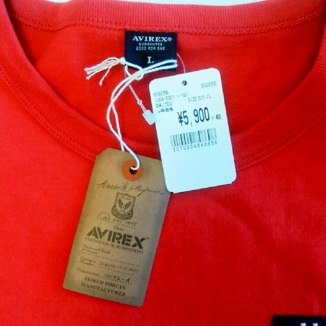 AVIREX(アヴィレックス)のAVIREX NAVAL ネーヴァルパッチ 半袖Tシャツ L メンズのトップス(Tシャツ/カットソー(半袖/袖なし))の商品写真