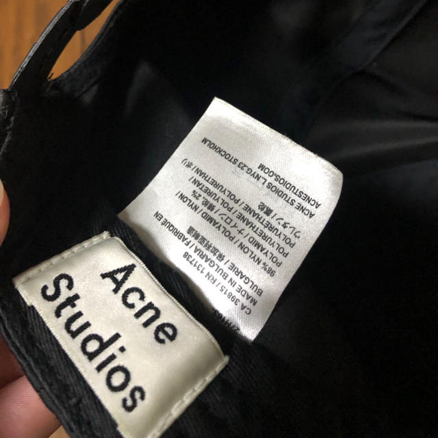 ACNE(アクネ)のAcne Studios サテンキャップ メンズの帽子(キャップ)の商品写真