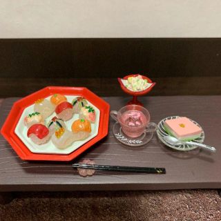 【リーメント】ぷちサンプルシリーズ　和食日和 「手まり寿司」(ミニチュア)