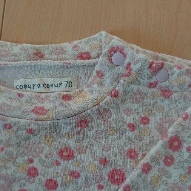 coeur a coeur(クーラクール)のクーラークール coeur a coeur  長袖T  70 キッズ/ベビー/マタニティのベビー服(~85cm)(シャツ/カットソー)の商品写真