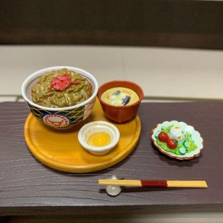 【リーメント】ぷちサンプルシリーズ　和食日和　「牛丼」(ミニチュア)