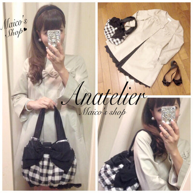 anatelier(アナトリエ)の未使用♡anatelierリボンbag レディースのバッグ(ハンドバッグ)の商品写真