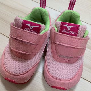 ミズノ(MIZUNO)の子供靴 ミズノ 良品 14cm ピンク 靴(スニーカー)