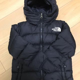 ザノースフェイス(THE NORTH FACE)のTHE NORTH FACEダウンジャケット(100サイズ)黒(ジャケット/上着)