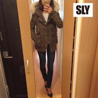 スライ(SLY)のSLY N3B カーキ モッズコート②(モッズコート)