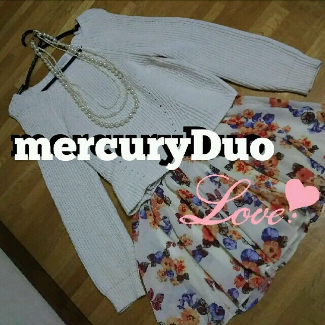 MERCURYDUO(マーキュリーデュオ)のMercuryDuo☆花柄スカート レディースのスカート(ミニスカート)の商品写真