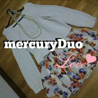 マーキュリーデュオ(MERCURYDUO)のMercuryDuo☆花柄スカート(ミニスカート)