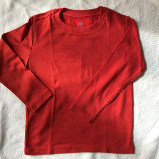 ユニクロ(UNIQLO)のユニクロ　キッズクルーネックシャツ　110(Tシャツ/カットソー)