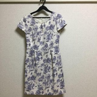 ミッシュマッシュ(MISCH MASCH)のジャガード花柄ワンピース(ひざ丈ワンピース)