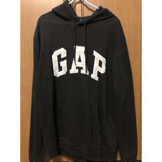 ギャップ(GAP)のGAP プルオーバーパーカー　L 黒　(パーカー)