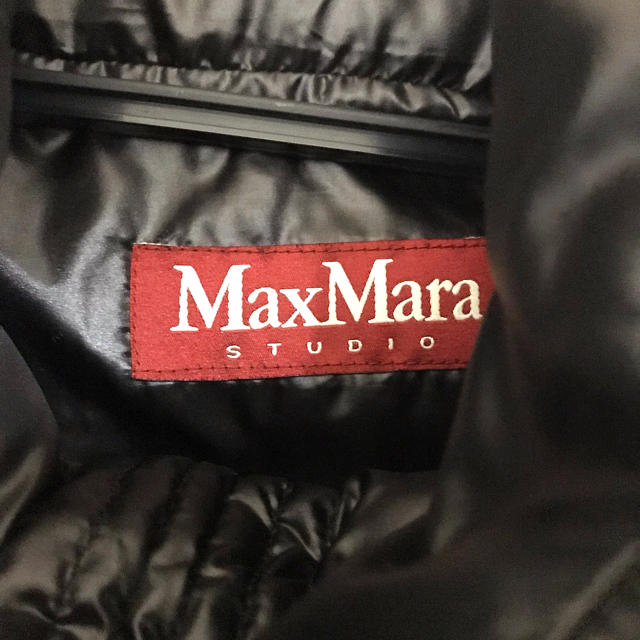 高級 MAX MARA STUDIO マックスマーラ ダウン ブラック