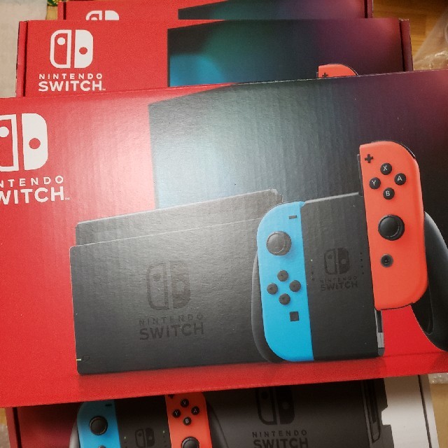 ネオン Nintendo Switch - 任天堂スイッチネオン switch neonの通販 by