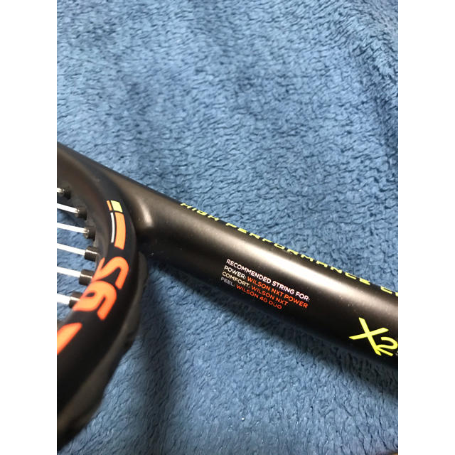 wilson(ウィルソン)の中古美品　錦織選手　前使用モデル　Wilson BURN 95（バーン95） スポーツ/アウトドアのテニス(ラケット)の商品写真