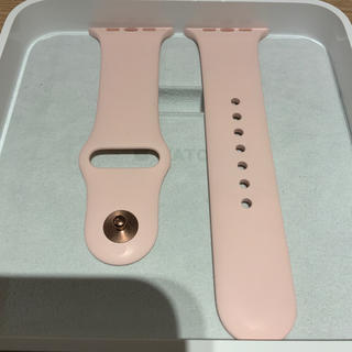アップルウォッチ(Apple Watch)の(純正品) Apple Watch バンド 44mm ピンク(ラバーベルト)