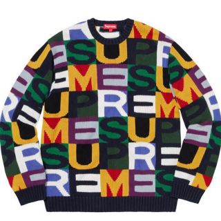 シュプリーム(Supreme)のsupreme big letters sweater Lサイズ(ニット/セーター)