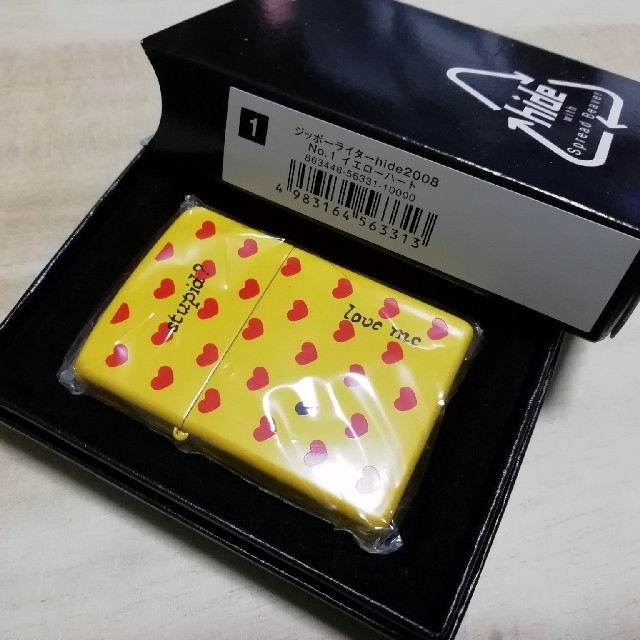 Zippo 廃盤品 hide イエローハート 新品未使用品 2