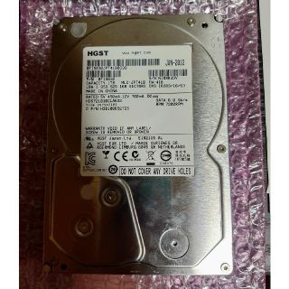 ヒタチ(日立)の日立 HGST 3.5インチHDD 1TB SATA3 7200rpm(PCパーツ)