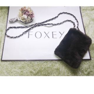 フォクシー(FOXEY)の新品未使用☆フォクシーヌートリアファーポシェット(ショルダーバッグ)