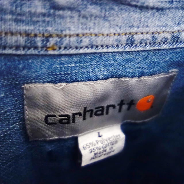 carhartt(カーハート)のフォロー割 美品 カーハート デニムシャツ FRライン 超希少 メンズのトップス(シャツ)の商品写真