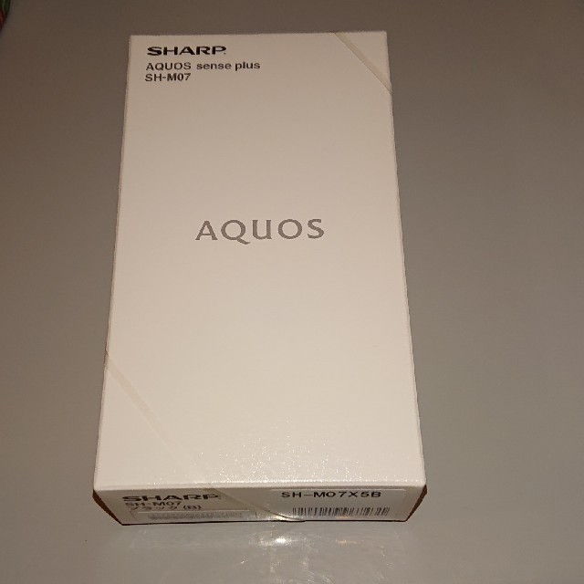 新品未開封 SHARP Aquos sence plus SH-M07 黒