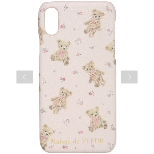 Maison de FLEUR(メゾンドフルール)のMaison de FLEUR ベアアイフォンX/XSケース スマホ/家電/カメラのスマホアクセサリー(iPhoneケース)の商品写真