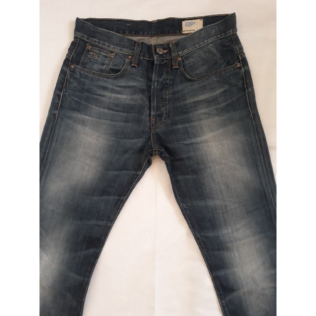 G-STAR RAW(ジースター)のG-STAR RAW 3301 STRAIGHT　ジースターロゥ　W30 L32 メンズのパンツ(デニム/ジーンズ)の商品写真