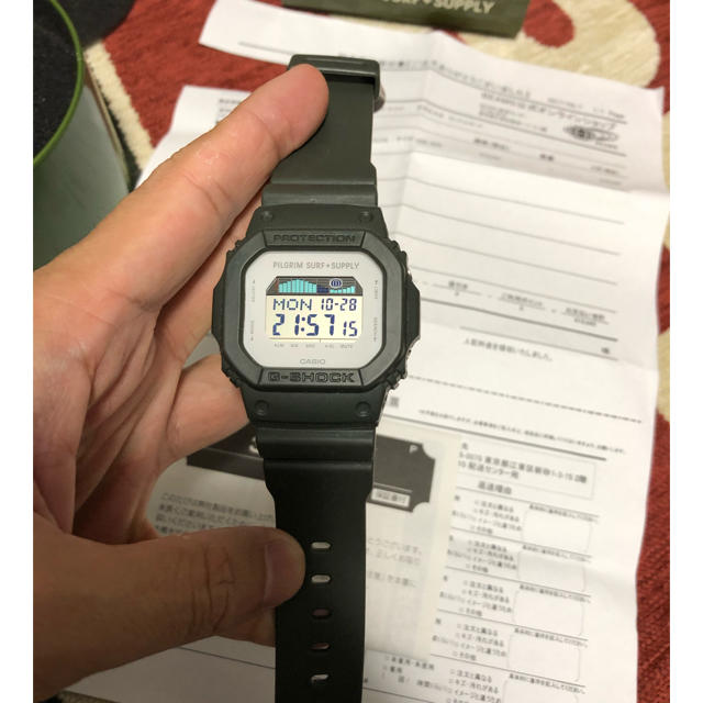 Ron Herman(ロンハーマン)のPilgrim surf ピルグリム G-SHOCK GLX5600 オリーブ メンズの時計(腕時計(デジタル))の商品写真