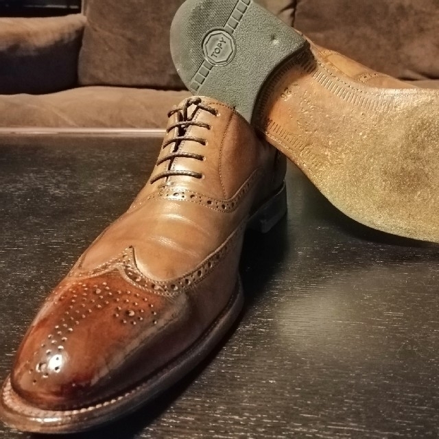 スコッチグレイン　フルブローグ　26cm　E　モルトドレッシング メンズの靴/シューズ(ドレス/ビジネス)の商品写真
