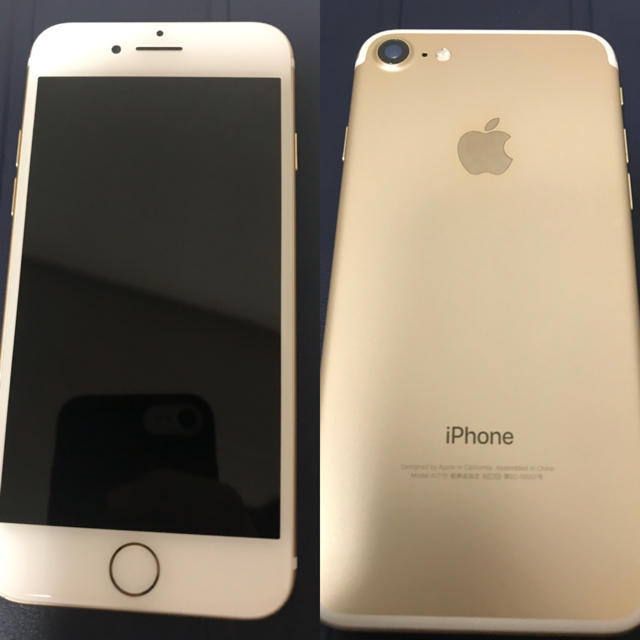 美品　iPhone7 128GB GOLD SIMフリー 98%