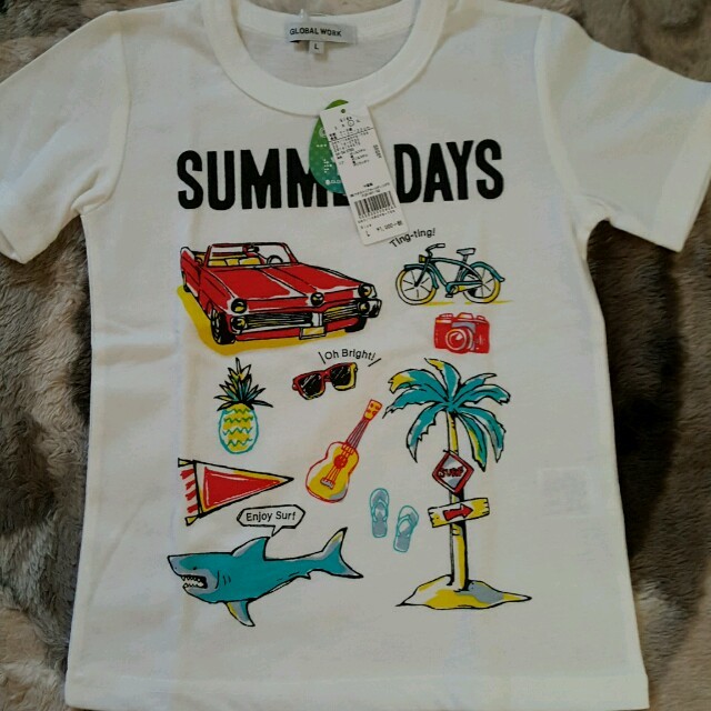 GLOBAL WORK(グローバルワーク)のキッズ☆Tシャツ キッズ/ベビー/マタニティのキッズ服男の子用(90cm~)(Tシャツ/カットソー)の商品写真