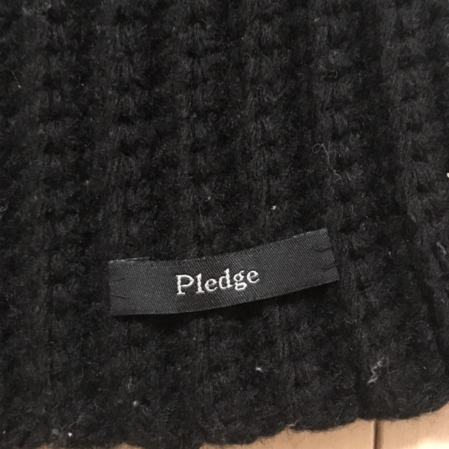 Pledge(プレッジ)のpledge リバーシブルダメージニット メンズの帽子(ニット帽/ビーニー)の商品写真