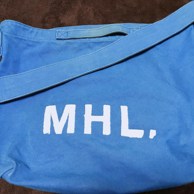 MHL トートバッグ ブルー