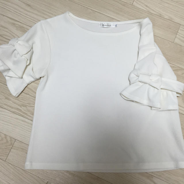 OPAQUE.CLIP(オペークドットクリップ)の袖リボントップス♡ レディースのトップス(Tシャツ(長袖/七分))の商品写真