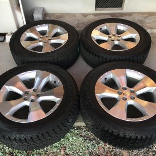 ブリヂストン(BRIDGESTONE)のスタッドレスタイヤDM-V1   9分山　225/60R17(タイヤ・ホイールセット)