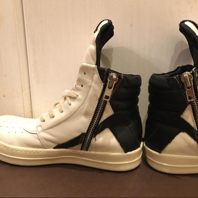 Rick Owens(リックオウエンス)のRickowens ジオバスケット 白 メンズの靴/シューズ(スニーカー)の商品写真