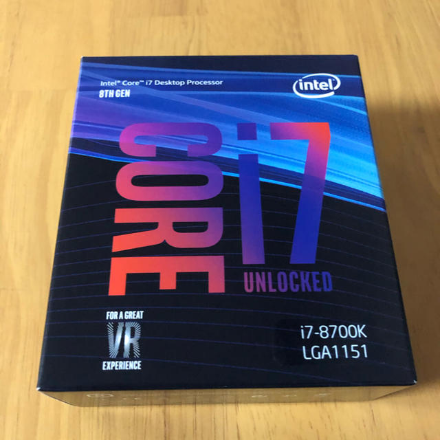 新品未開封Intel Core i7 8700K370GHzコア数