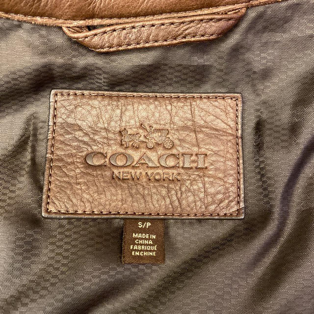 COACH(コーチ)のCOACH ライダースジャケット メンズのジャケット/アウター(レザージャケット)の商品写真