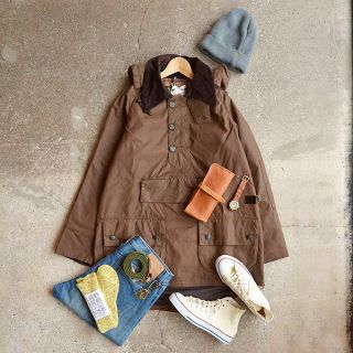 Barbour - 超希少 Barbour バブアー ニューロングショアマンの通販 by