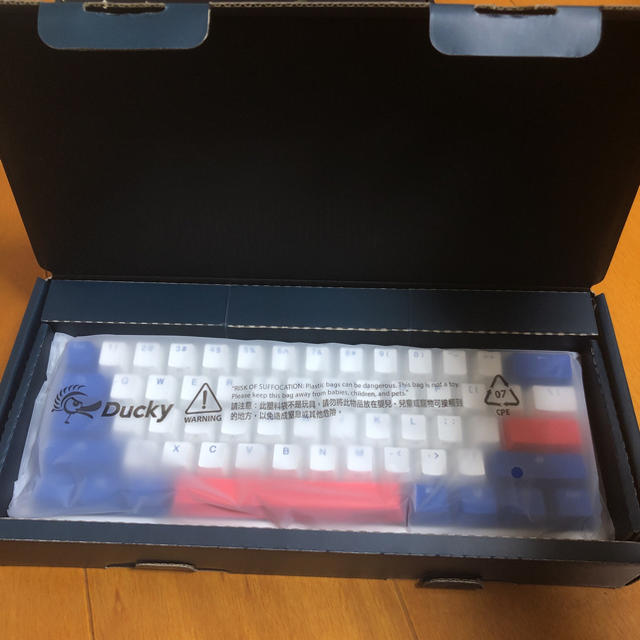 新品！ダッキー　キーボード　シルバー軸PC/タブレット