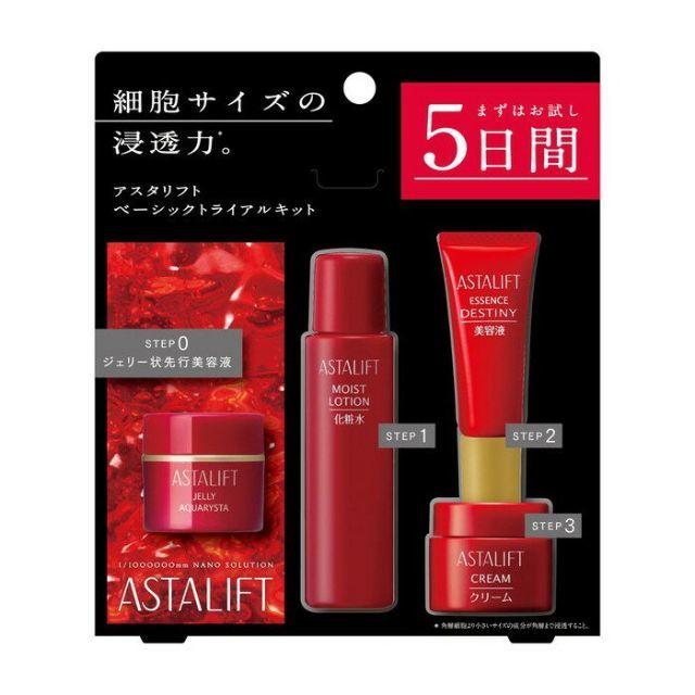 富士フイルム(フジフイルム)のASTALIFT スキンケア トライアル セット お試し 5日 化粧水 美容液 コスメ/美容のベースメイク/化粧品(化粧下地)の商品写真