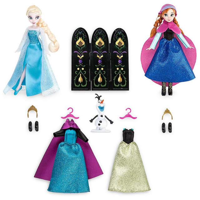 アナと雪の女王 - ディズニー ワードローブフィギュアセット アナと雪