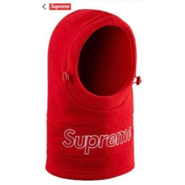 Supreme Polartec Balaclava Red 赤