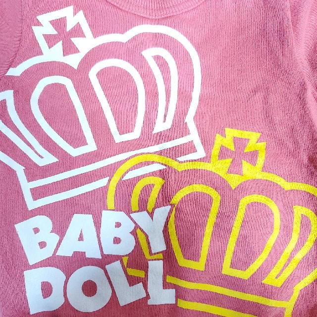 BABYDOLL(ベビードール)のbabydollトレーナー90 キッズ/ベビー/マタニティのキッズ服女の子用(90cm~)(Tシャツ/カットソー)の商品写真