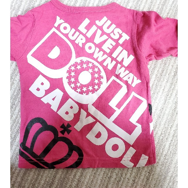 BABYDOLL(ベビードール)のbabydollトップス90 キッズ/ベビー/マタニティのキッズ服女の子用(90cm~)(Tシャツ/カットソー)の商品写真