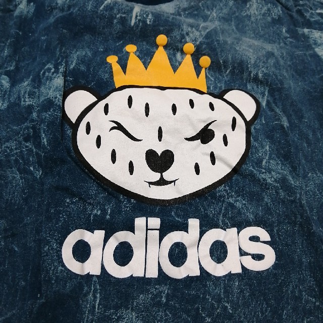 adidas(アディダス)の中古タイダイくまTシャツ 110 2枚セット キッズ/ベビー/マタニティのキッズ服男の子用(90cm~)(Tシャツ/カットソー)の商品写真