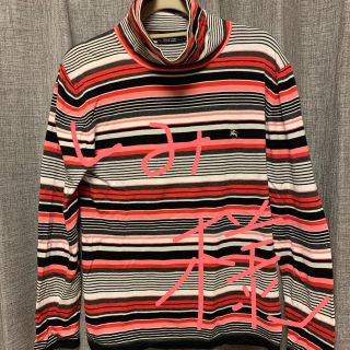 バーバリーブラックレーベル(BURBERRY BLACK LABEL)のバーバリーブラックレーベル　薄手タートルニット(ニット/セーター)