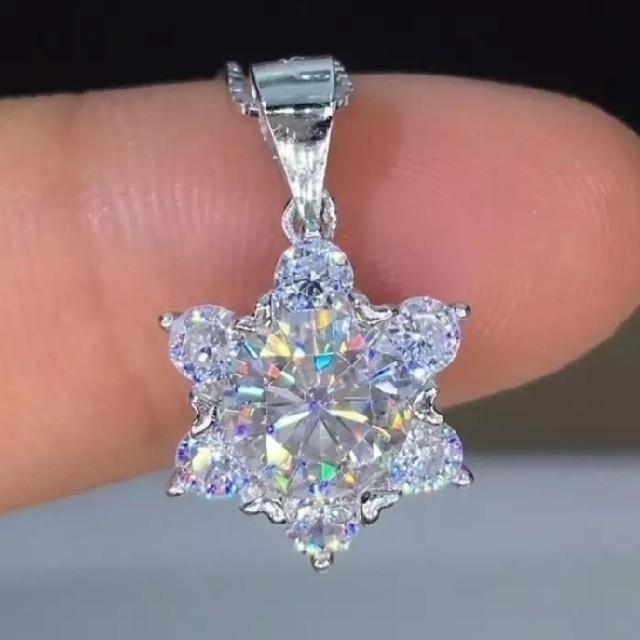 限定1 最高品質 モアッサナイト 1.2ct ネックレス